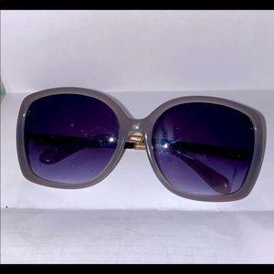KATE SPADE NEW YORK MARGITA Oversized Sunglasses purple gray